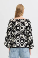 Bandie Cardigan - Birch With Black