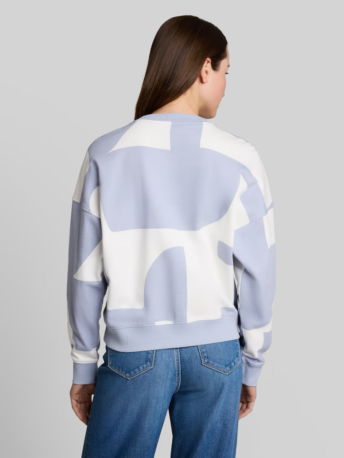 Printed Sweatshirt - Foggy Blue