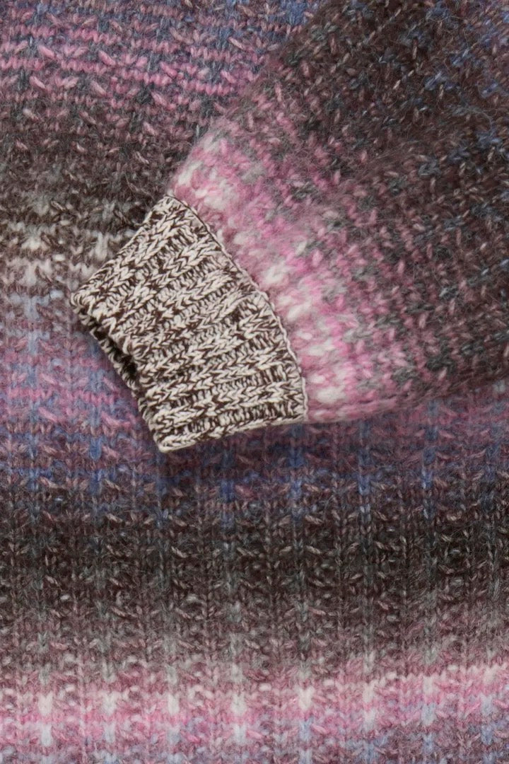 Dasunte Pullover - Pink/Blue/Brown Mix