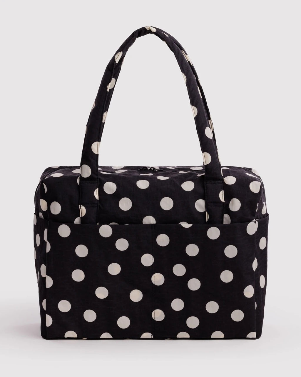 Cloud Carry-On - Black & Cream Polka Dot