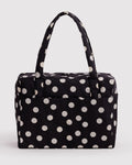 Cloud Carry-On - Black & Cream Polka Dot