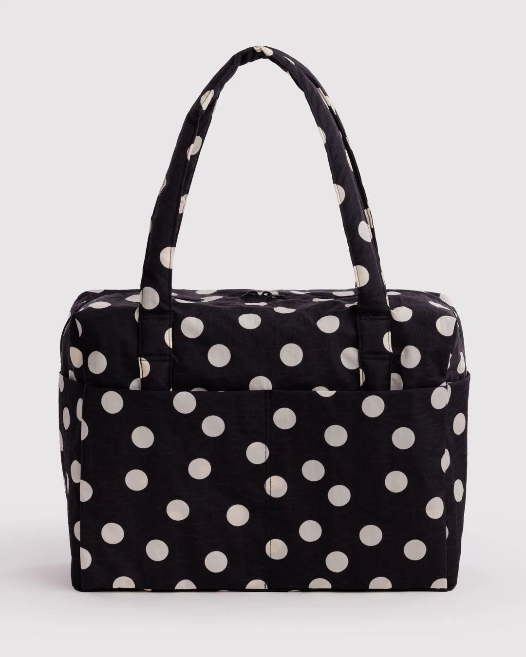Cloud Carry-On - Black & Cream Polka Dot