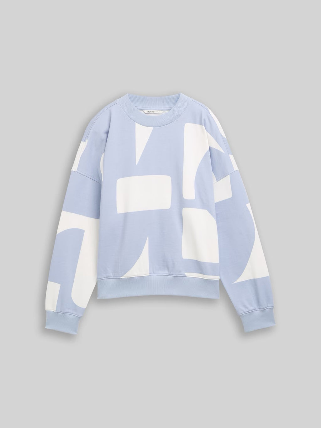 Printed Sweatshirt - Foggy Blue
