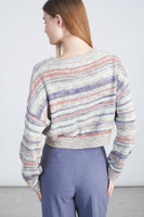 Striped Cropped Sweater