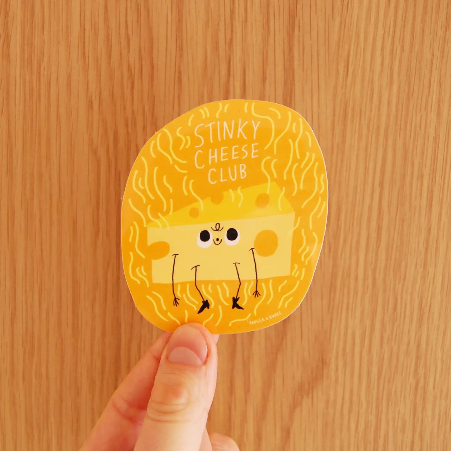 Stinky Cheese Sticker