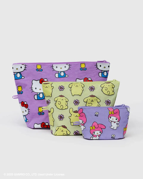 Go Pouch Set - Hello Kitty & Friends Florals