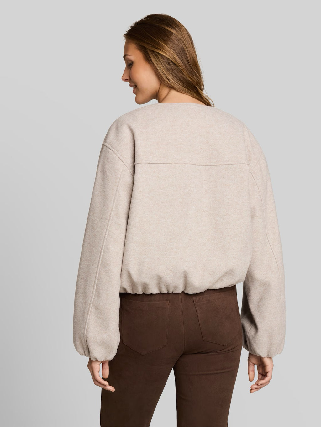 Blouson Jacket - Atmosphere Beige Melange