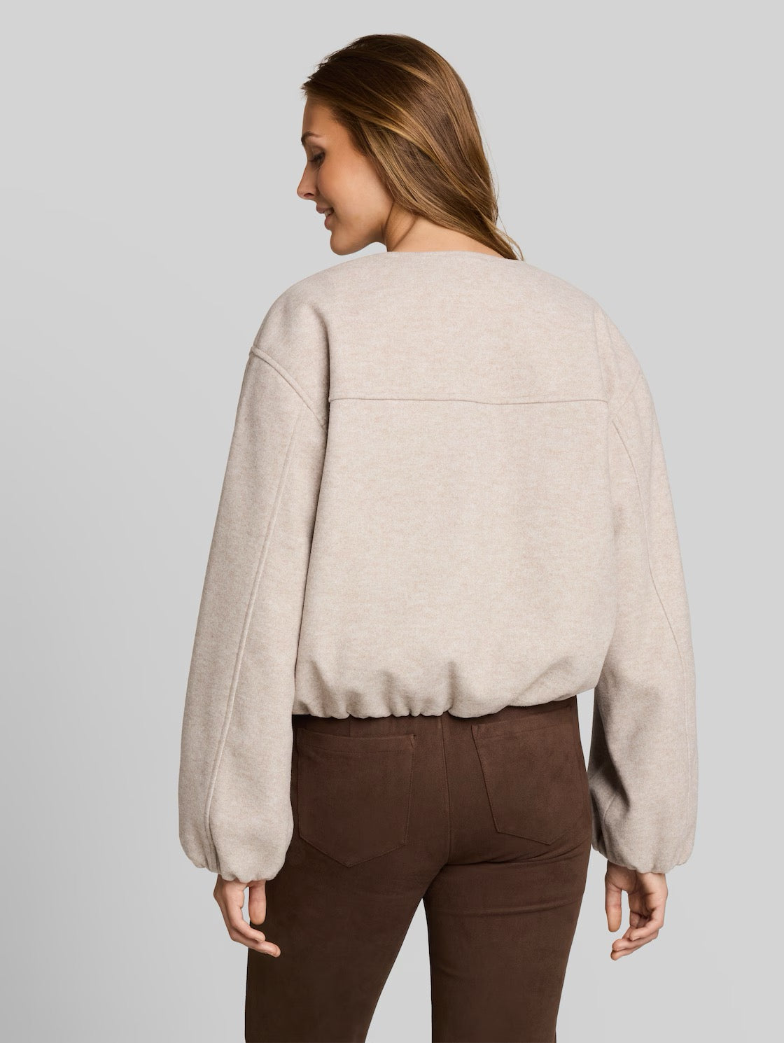 Blouson Jacket - Atmosphere Beige Melange