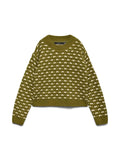 Sharon O Neck Pullover - Sphagnum/Birch