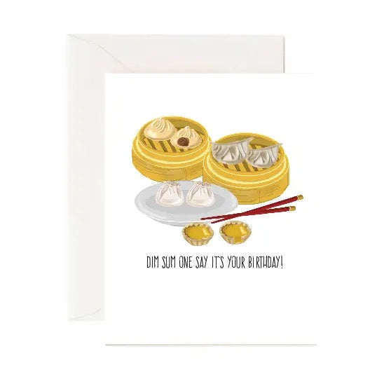 Dim Sum One Say It's your Birthday Greeting Card
