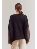 Colourblock Pullover - Twig
