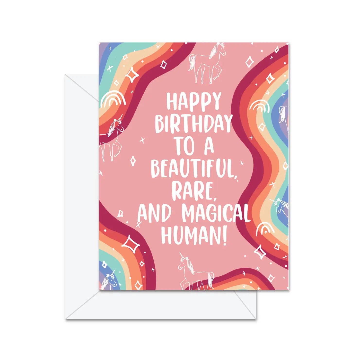 Happy Birthday To A Beautiful, Rare... Greeting Card