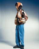 Horses Sherpa Jacket - Brown Multi