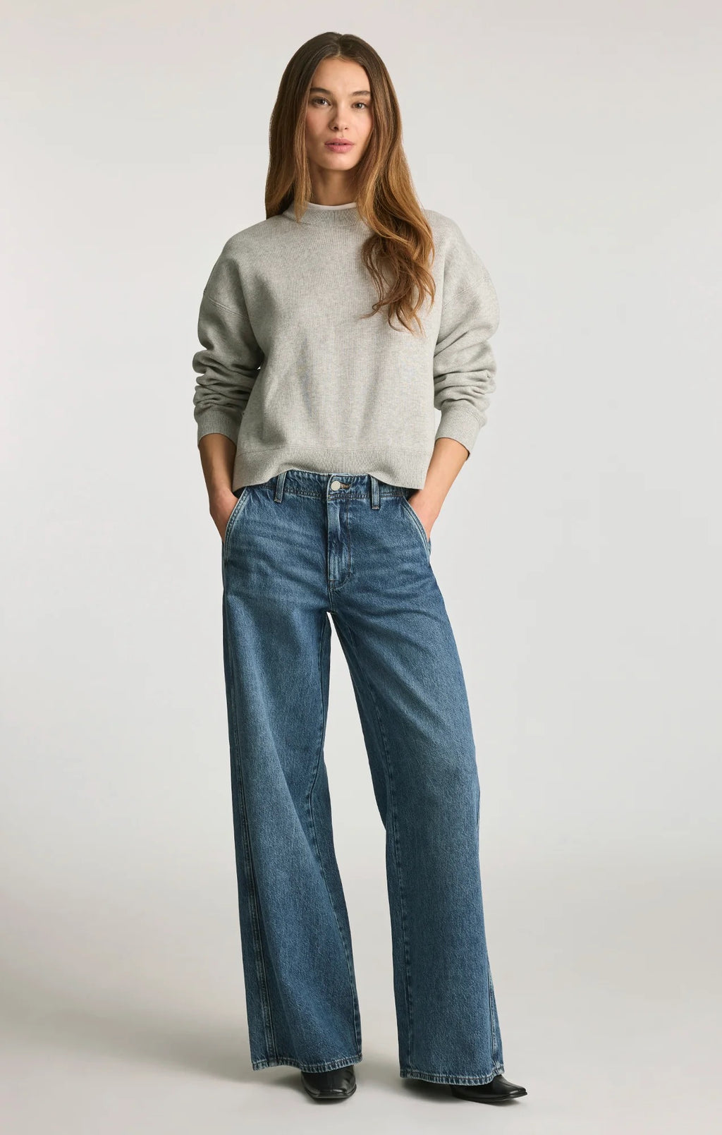 Sienna Chino - Dark Shaded Well Blue