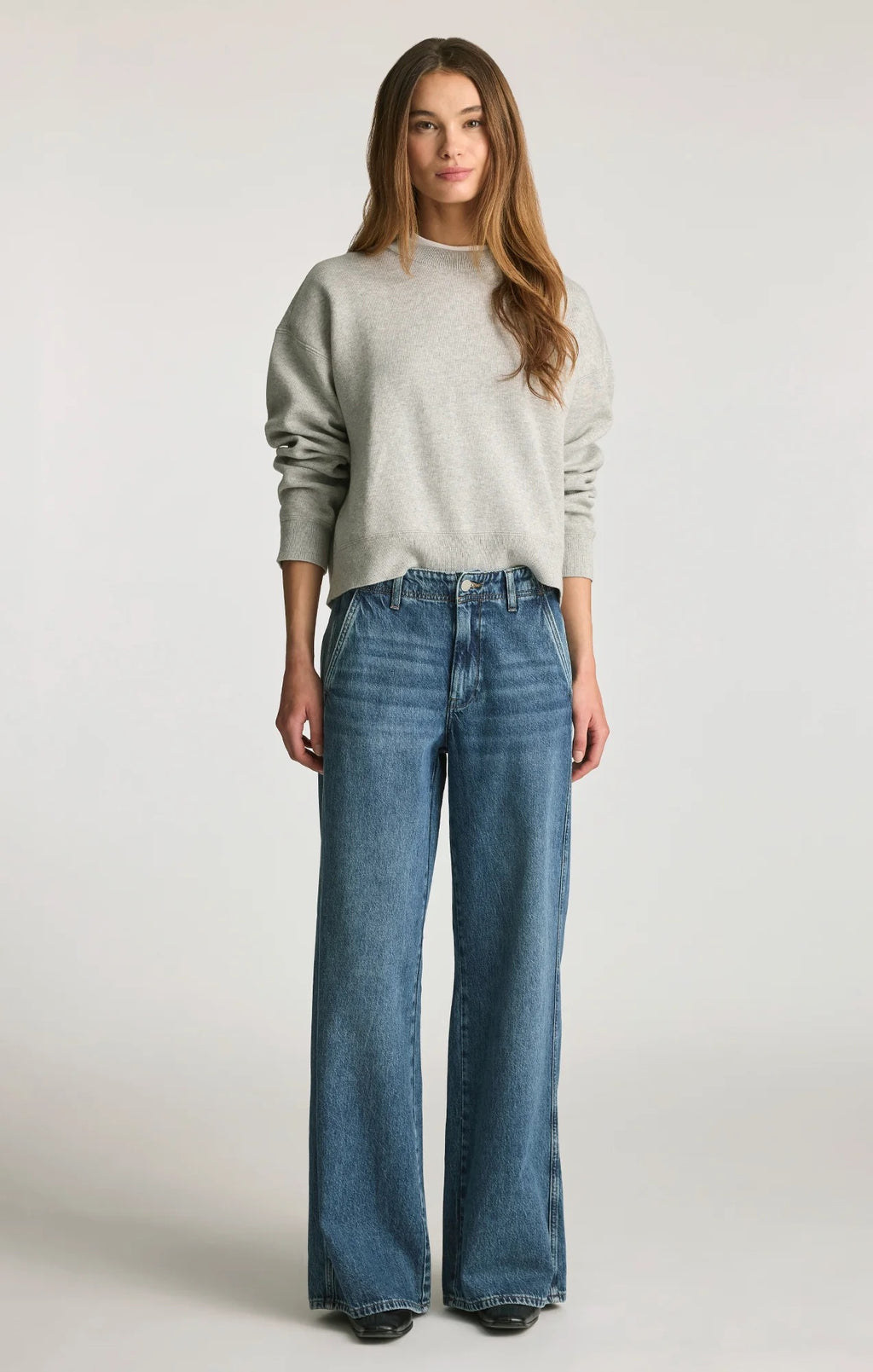 Sienna Chino - Dark Shaded Well Blue