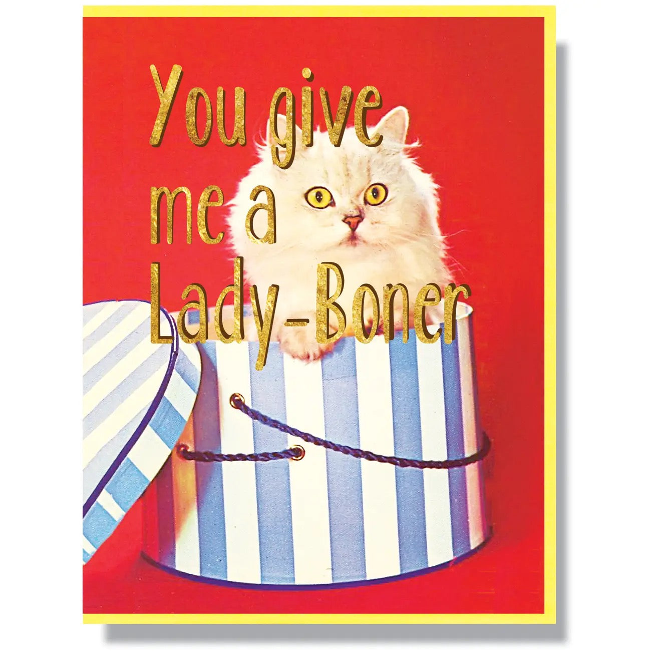 You Give Me A Lady Boner Greeting Card