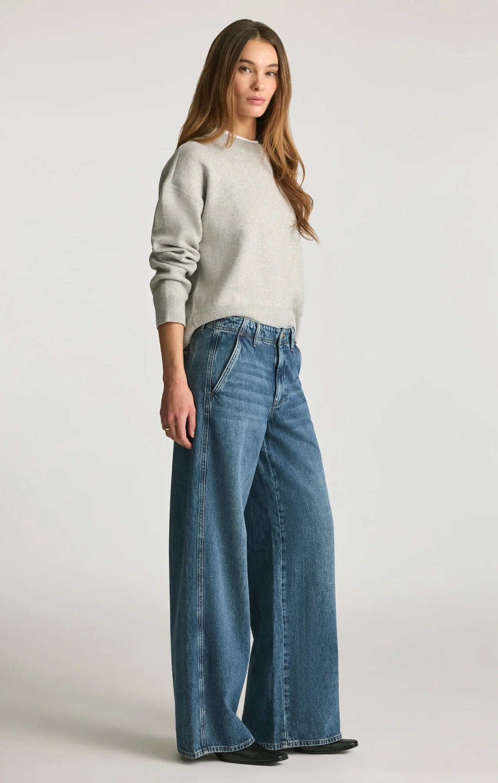 Sienna Chino - Dark Shaded Well Blue