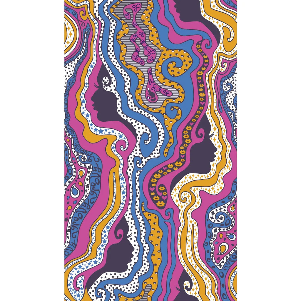 Geode Print Jumpsuit - Purple Haze