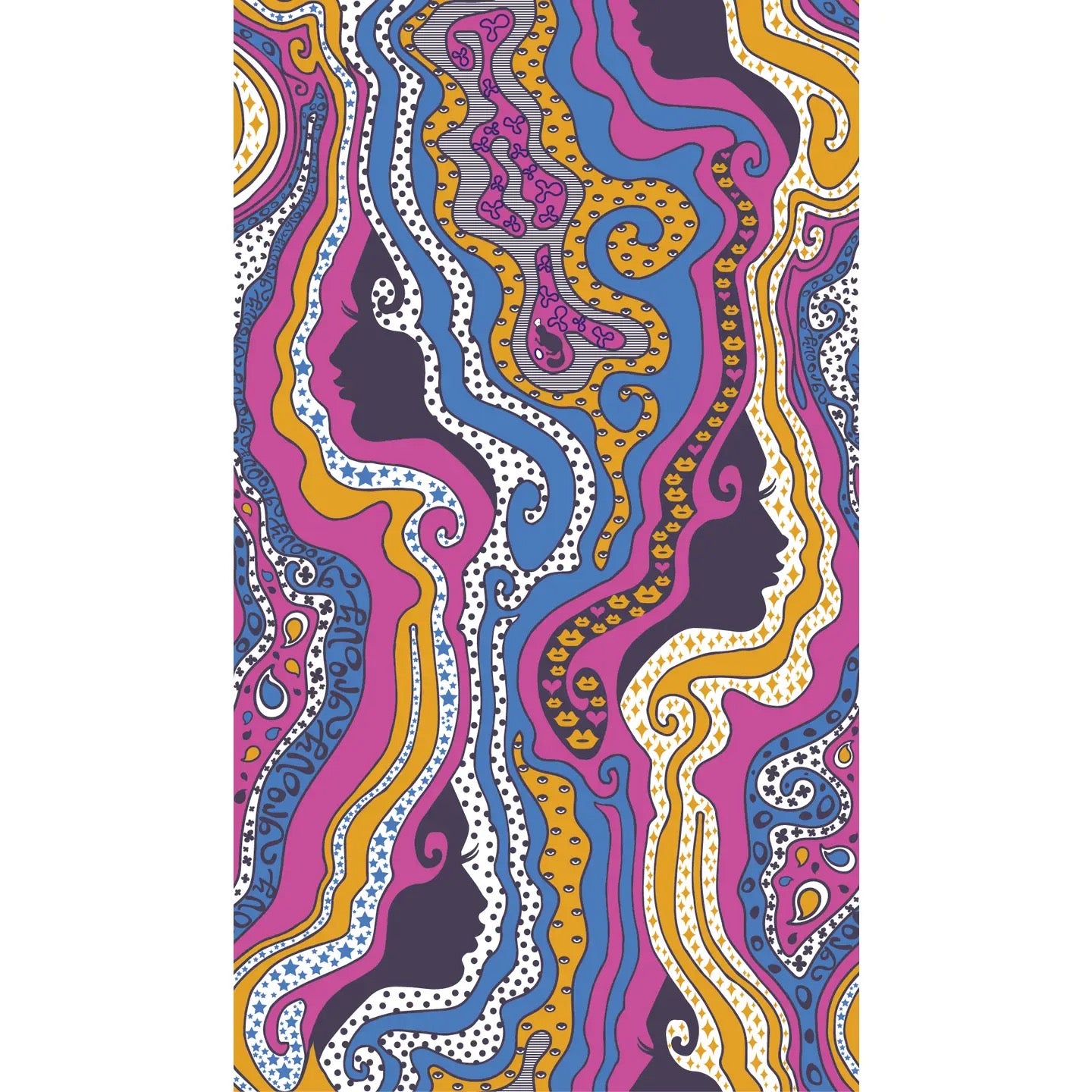 Geode Print Jumpsuit - Purple Haze