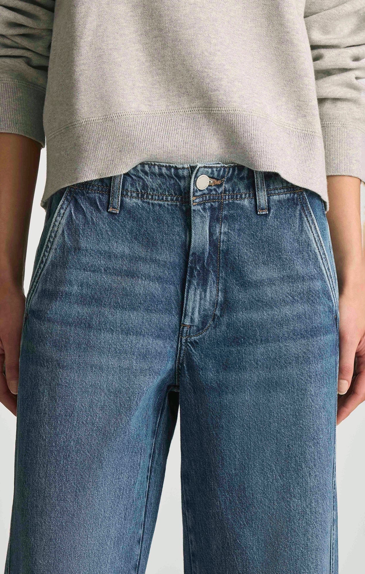 Sienna Chino - Dark Shaded Well Blue
