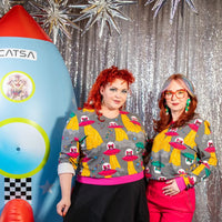 Cats In Space French Terry Pullover