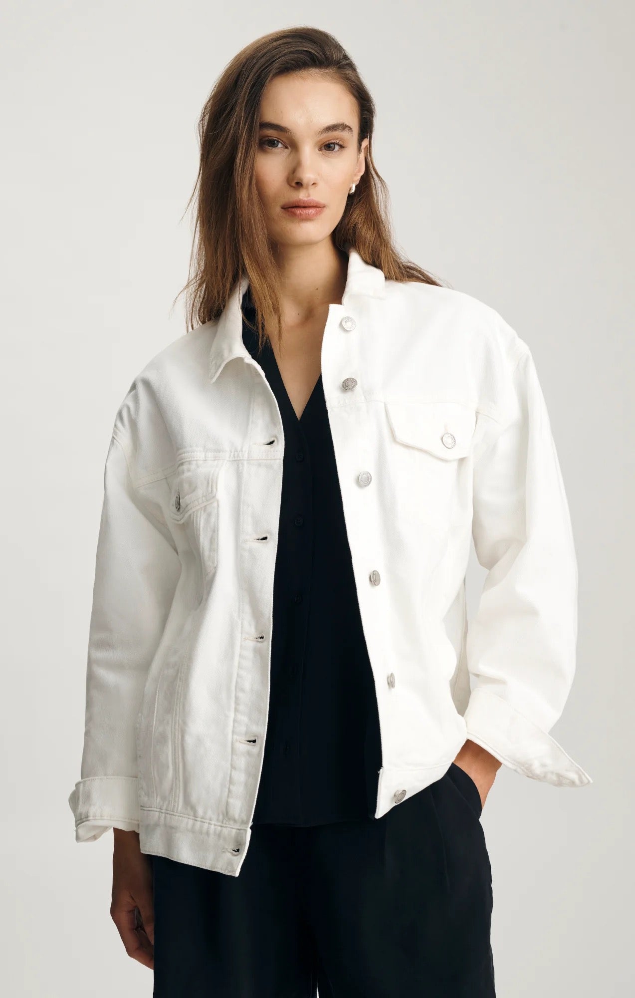 Luna Denim Jacket - Off White