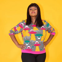 Cats In Space French Terry Pullover