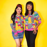Cats In Space French Terry Pullover
