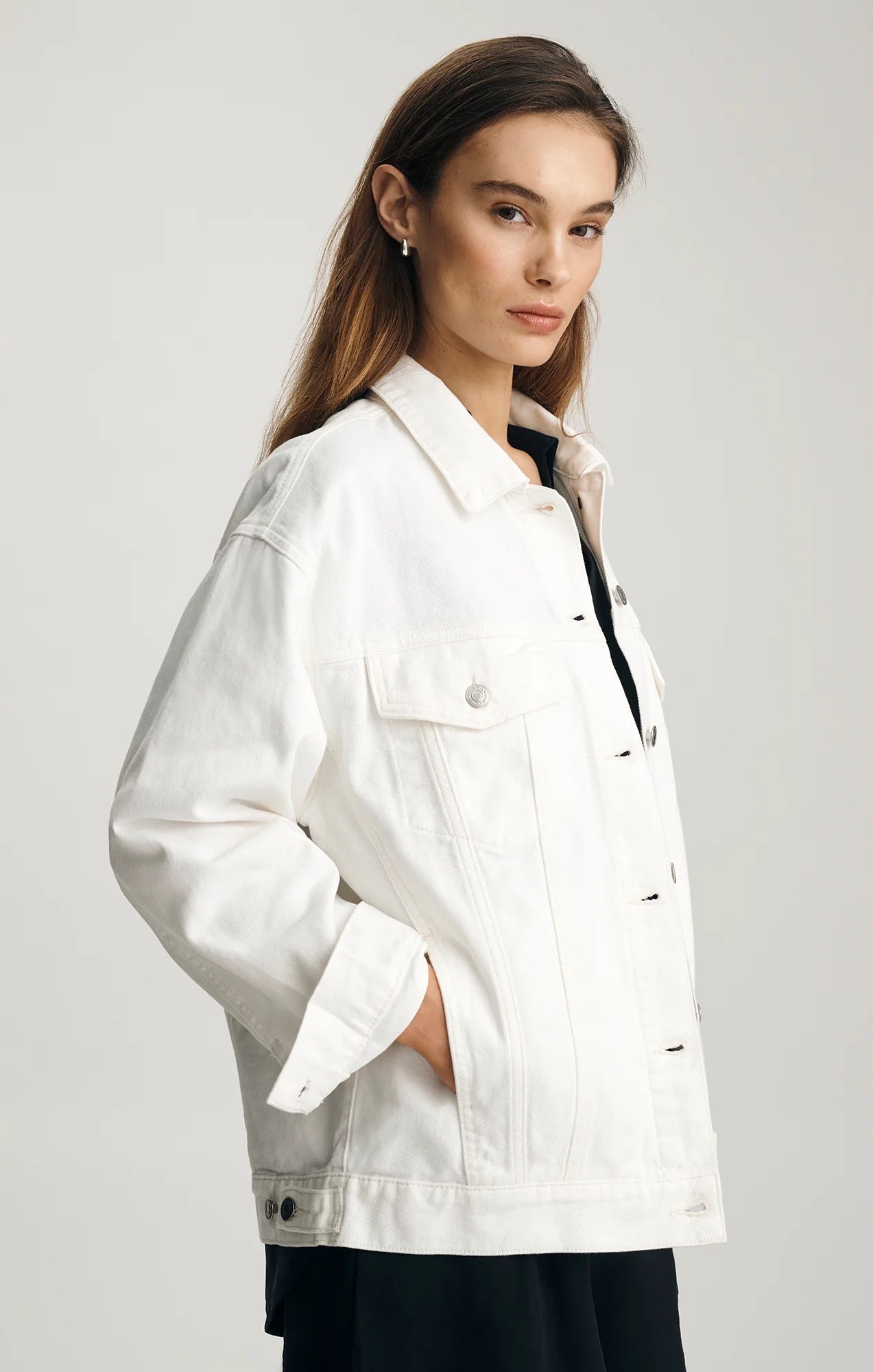 Luna Denim Jacket - Off White