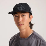 Mathis 5 Panel Strapback Hat - Chaos Black