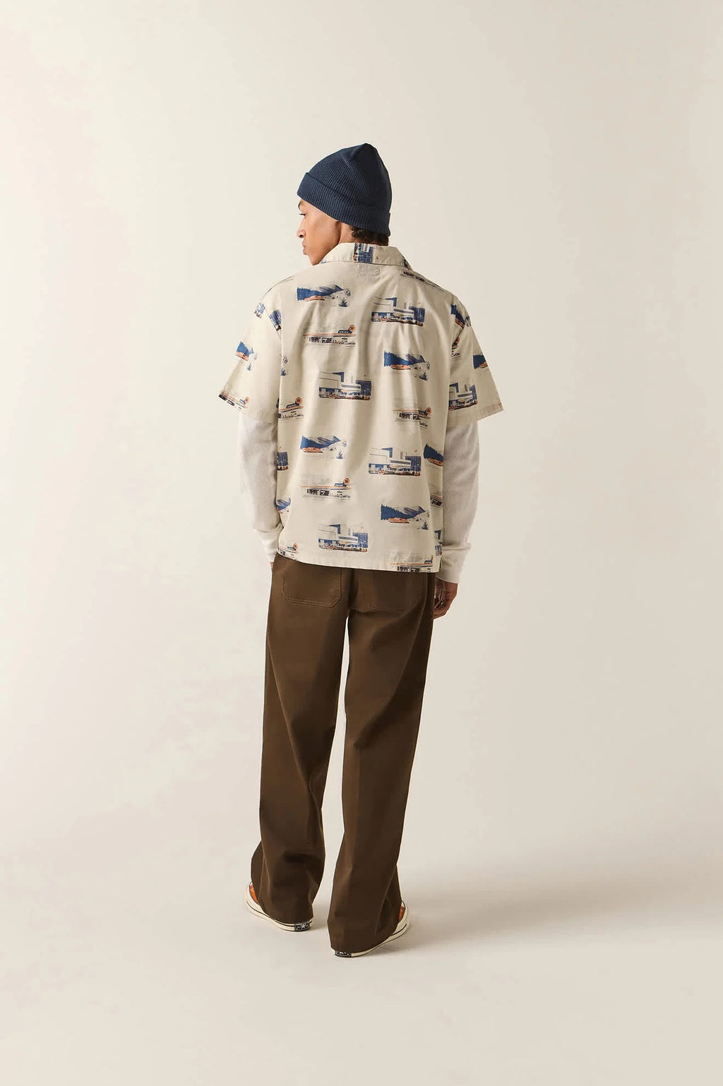 76 Resort Shirt - Off White Scenic