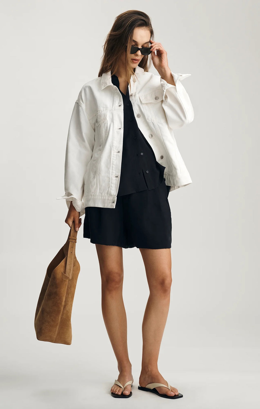 Luna Denim Jacket - Off White