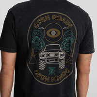Open Roads T Shirt - Black