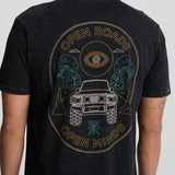 Open Roads T Shirt - Black