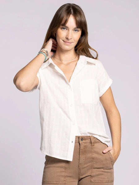 Lonnie Short Sleeve Shirt - White