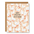 Ducking Birthday Greeting Card
