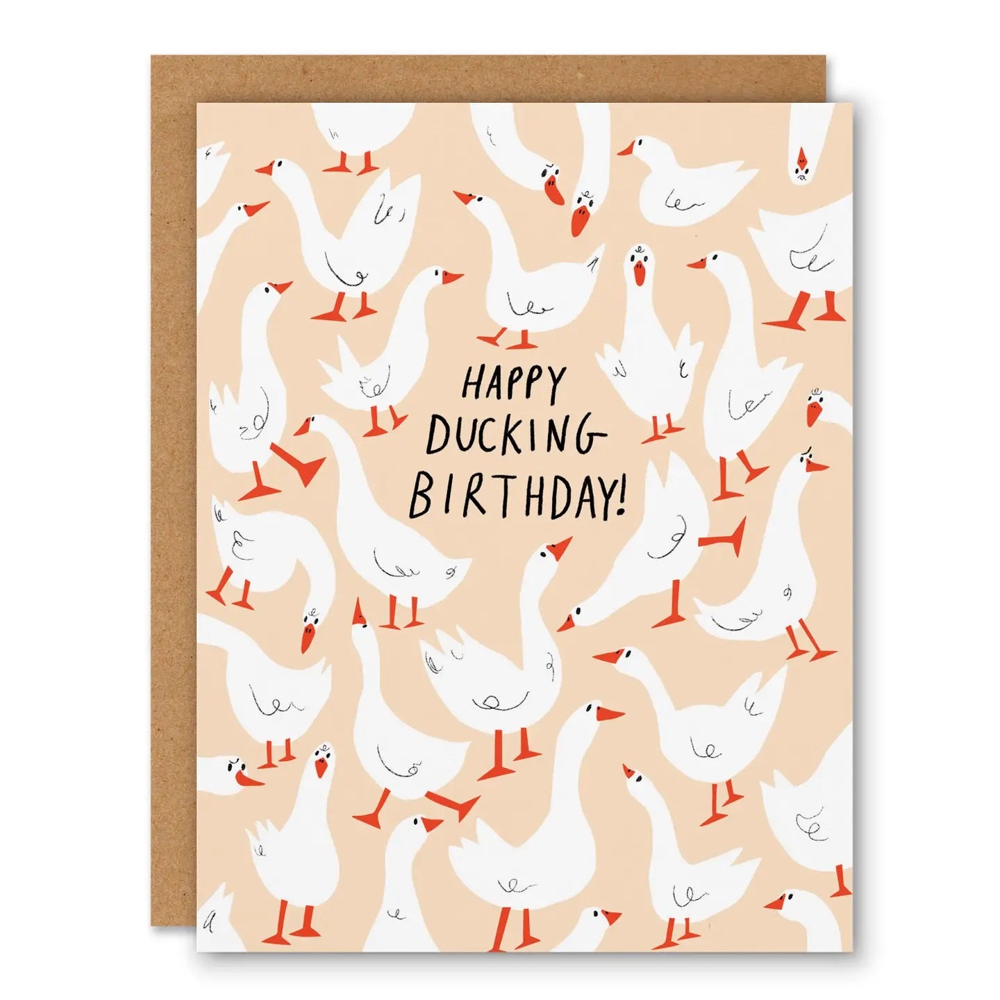 Ducking Birthday Greeting Card