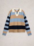 Rochelle Rugby Jumper - Blue Multi