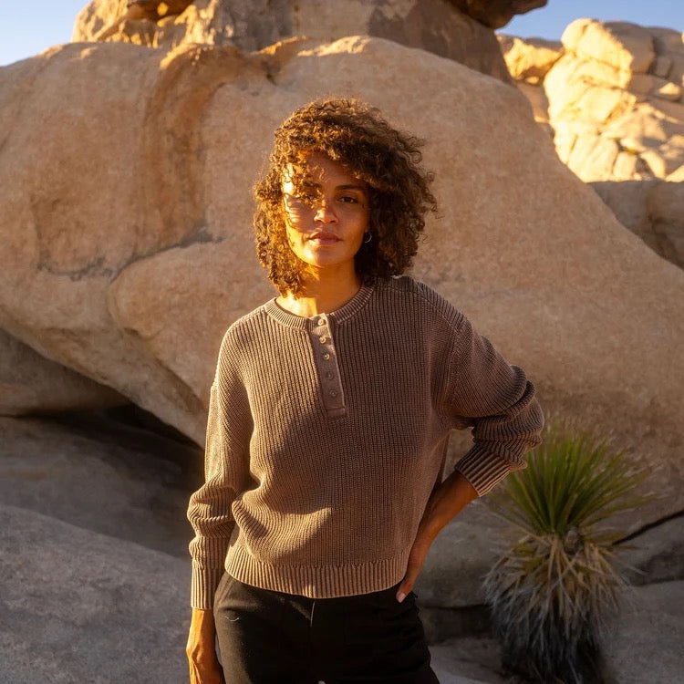 Made To Fade Sweater - Coco Bean