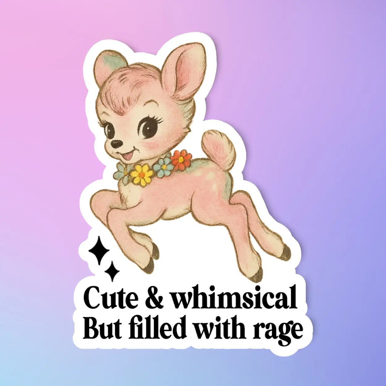 Filled With Rage Sticker