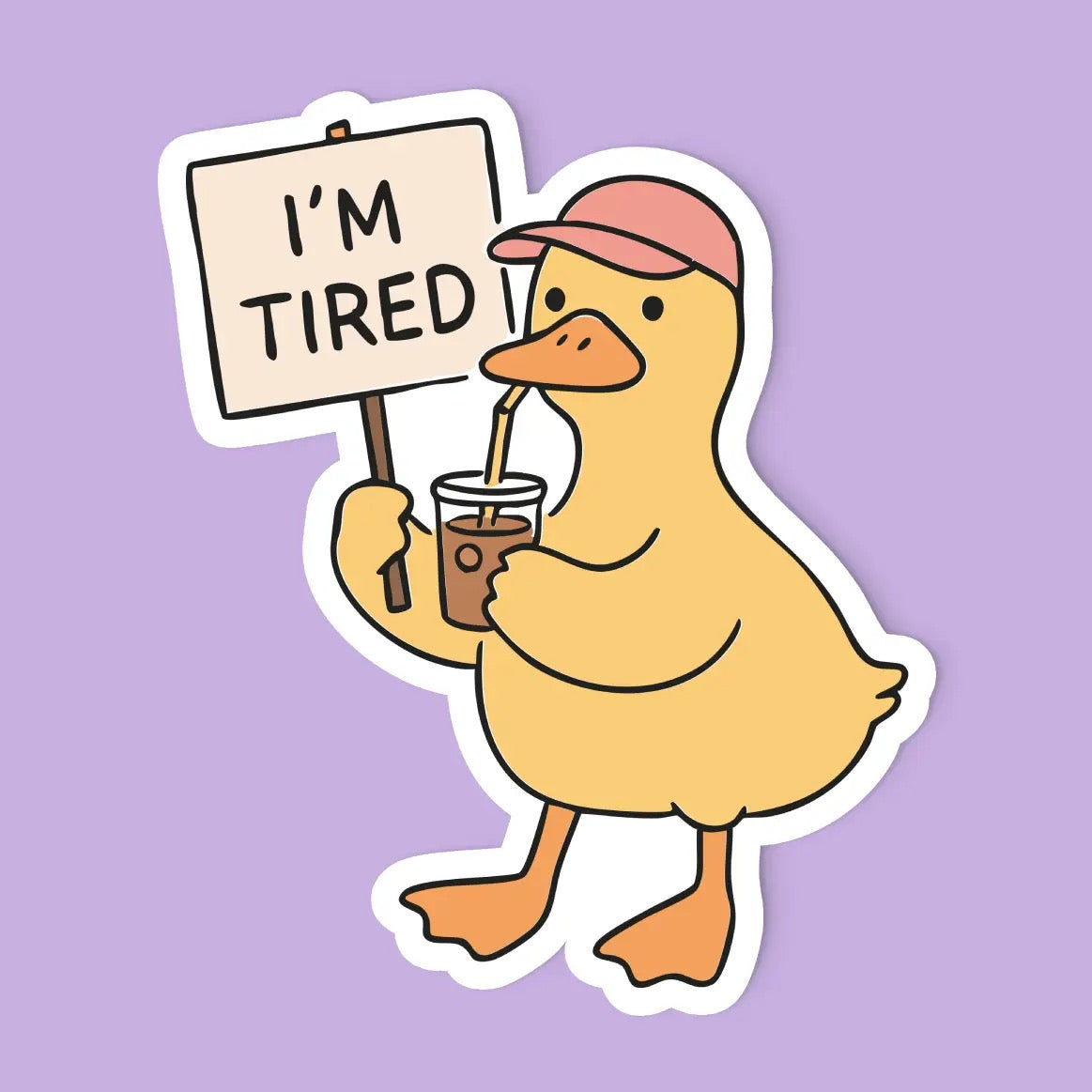 I'm Tired Sticker