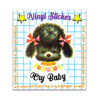 Cry Baby Vinyl Sticker