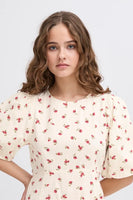 Rosey Dress - Geranium Flower