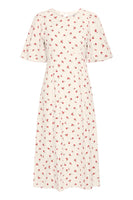 Rosey Dress - Geranium Flower