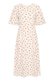 Rosey Dress - Geranium Flower