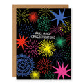 Fireworks Congratulations Greeting Card