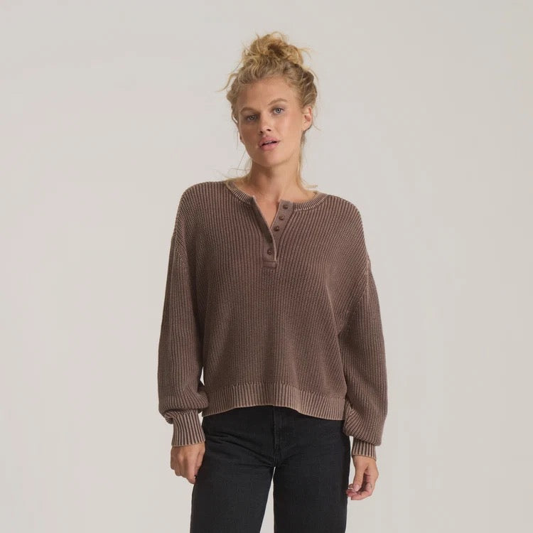 Made To Fade Sweater - Coco Bean