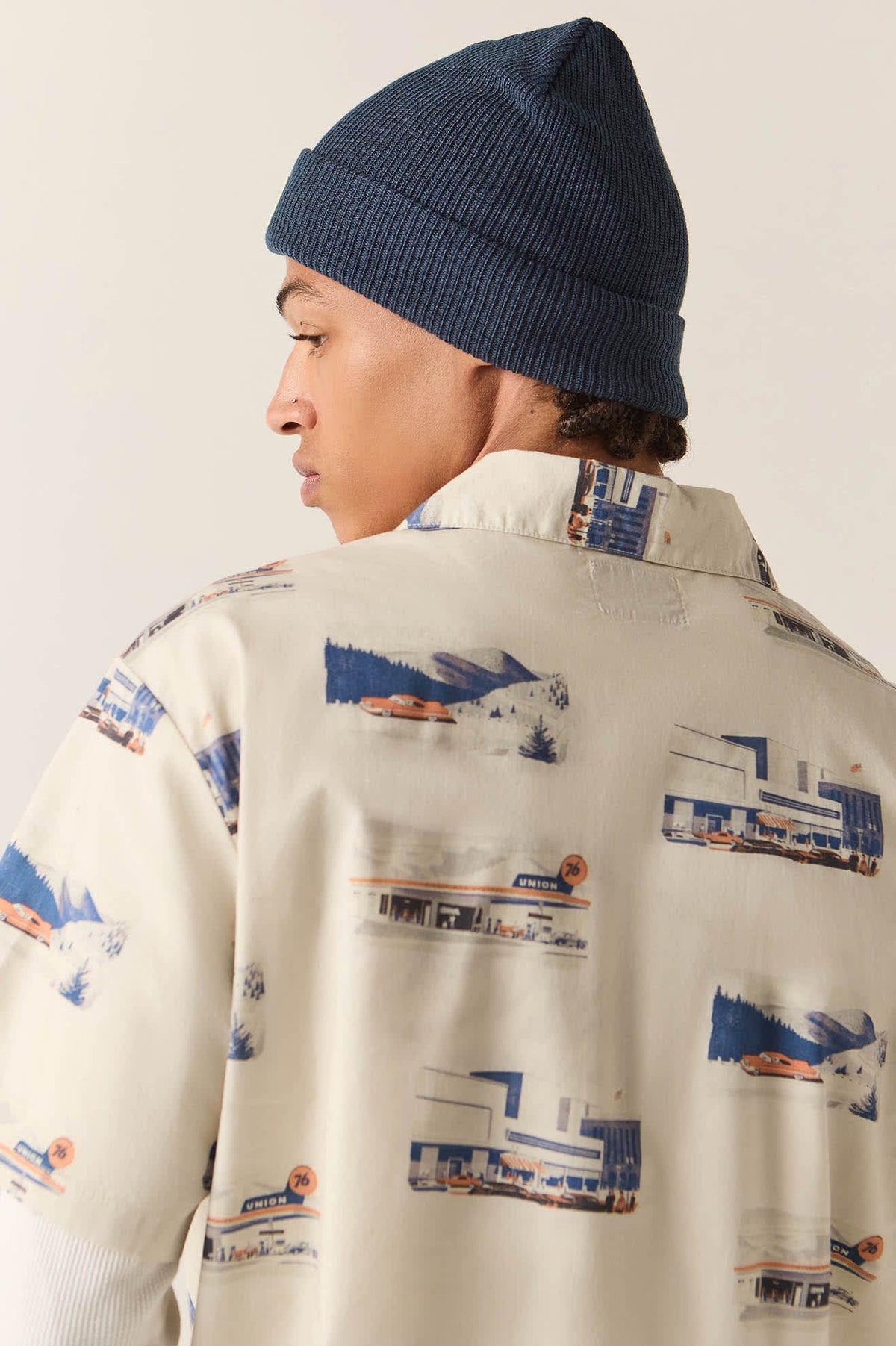 76 Resort Shirt - Off White Scenic