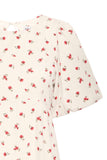 Rosey Dress - Geranium Flower