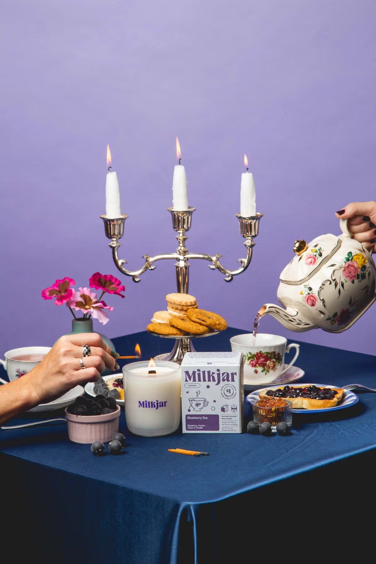 Blueberry Tea Candle